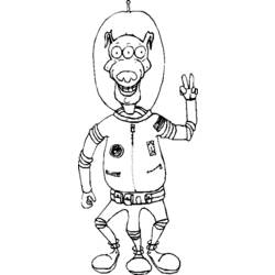Coloring page: Alien (Characters) #94786 - Free Printable Coloring Pages