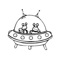 Coloring page: Alien (Characters) #94796 - Printable coloring pages