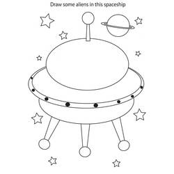 Coloring page: Alien (Characters) #94877 - Free Printable Coloring Pages