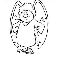 Angel (Characters) coloring page #203845 to print and color