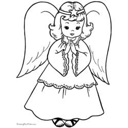 Coloring page: Angel (Characters) #86253 - Free Printable Coloring Pages
