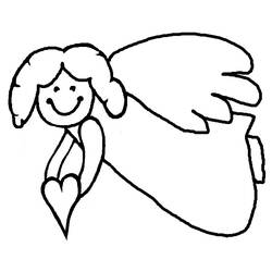 Coloring page: Angel (Characters) #86255 - Free Printable Coloring Pages