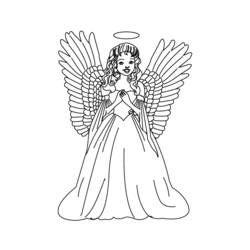 Coloring page: Angel (Characters) #86257 - Free Printable Coloring Pages