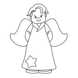 Coloring page: Angel (Characters) #86268 - Free Printable Coloring Pages