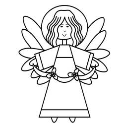 Coloring page: Angel (Characters) #86270 - Free Printable Coloring Pages