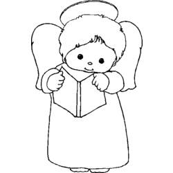Coloring page: Angel (Characters) #86275 - Free Printable Coloring Pages