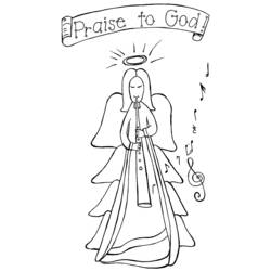 Coloring page: Angel (Characters) #86285 - Free Printable Coloring Pages