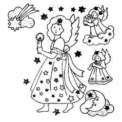 Coloring page: Angel (Characters) #86298 - Free Printable Coloring Pages