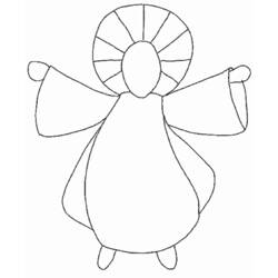 Coloring page: Angel (Characters) #86315 - Free Printable Coloring Pages