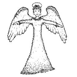 Coloring page: Angel (Characters) #86316 - Free Printable Coloring Pages