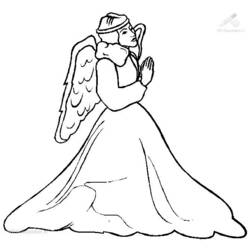 Coloring page: Angel (Characters) #86323 - Free Printable Coloring Pages