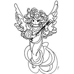 Coloring page: Angel (Characters) #86335 - Free Printable Coloring Pages