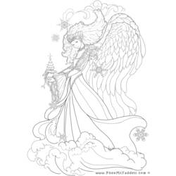 Coloring page: Angel (Characters) #86336 - Free Printable Coloring Pages