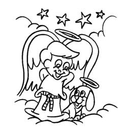 Coloring page: Angel (Characters) #86352 - Free Printable Coloring Pages