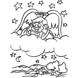 Coloring page: Angel (Characters) #86356 - Free Printable Coloring Pages