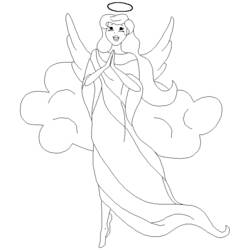 Coloring page: Angel (Characters) #86380 - Free Printable Coloring Pages