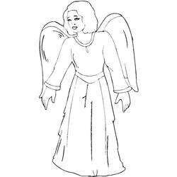 Coloring page: Angel (Characters) #86392 - Free Printable Coloring Pages