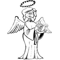 Coloring page: Angel (Characters) #86397 - Free Printable Coloring Pages
