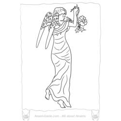 Coloring page: Angel (Characters) #86401 - Free Printable Coloring Pages