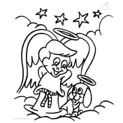 Coloring page: Angel (Characters) #86405 - Free Printable Coloring Pages