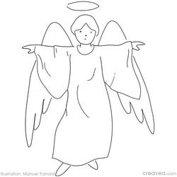 Coloring page: Angel (Characters) #86416 - Free Printable Coloring Pages