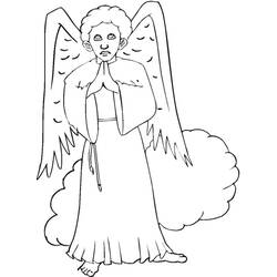 Coloring page: Angel (Characters) #86421 - Free Printable Coloring Pages