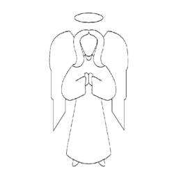 Coloring page: Angel (Characters) #86430 - Free Printable Coloring Pages