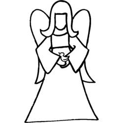 Coloring page: Angel (Characters) #86440 - Free Printable Coloring Pages