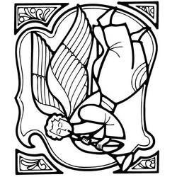 Coloring page: Angel (Characters) #86441 - Free Printable Coloring Pages