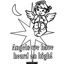 Coloring page: Angel (Characters) #86442 - Free Printable Coloring Pages