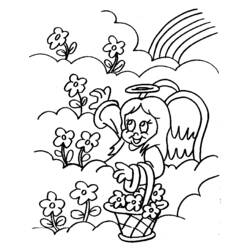 Coloring page: Angel (Characters) #86445 - Free Printable Coloring Pages