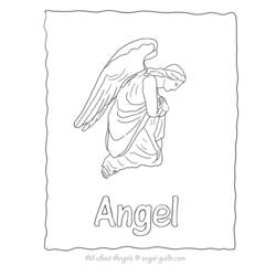 Coloring page: Angel (Characters) #86451 - Free Printable Coloring Pages