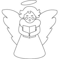 Coloring page: Angel (Characters) #86459 - Free Printable Coloring Pages