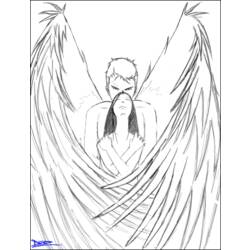 Coloring page: Angel (Characters) #86474 - Free Printable Coloring Pages