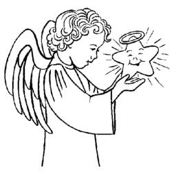 Coloring page: Angel (Characters) #86483 - Free Printable Coloring Pages