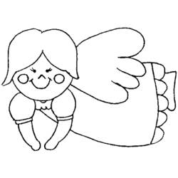 Coloring page: Angel (Characters) #86496 - Free Printable Coloring Pages