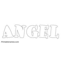 Coloring page: Angel (Characters) #86499 - Free Printable Coloring Pages
