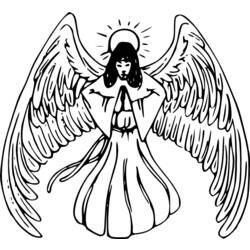 Coloring page: Angel (Characters) #86546 - Free Printable Coloring Pages