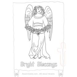 Coloring page: Angel (Characters) #86570 - Free Printable Coloring Pages