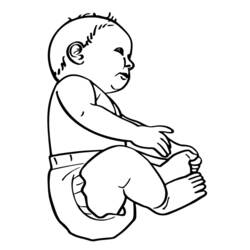 Coloring page: Baby (Characters) #86590 - Printable coloring pages