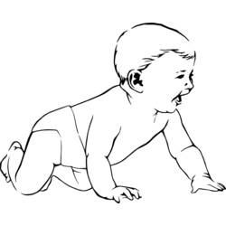 Coloring page: Baby (Characters) #86623 - Printable coloring pages
