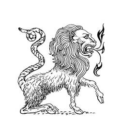 Coloring page: Chimera (Characters) #149077 - Printable coloring pages