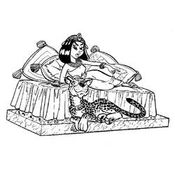 Coloring page: Cleopatra (Characters) #90554 - Printable coloring pages