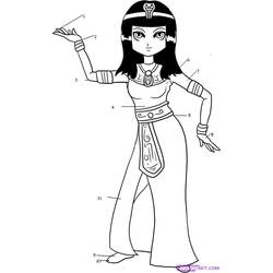 Coloring page: Cleopatra (Characters) #90557 - Printable coloring pages