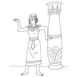 Coloring page: Cleopatra (Characters) #90561 - Printable coloring pages