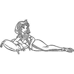 Coloring page: Cleopatra (Characters) #90666 - Printable coloring pages
