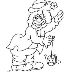 Coloring page: Clown (Characters) #90894 - Free Printable Coloring Pages