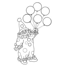 Coloring page: Clown (Characters) #90896 - Free Printable Coloring Pages
