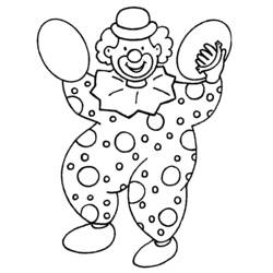 Coloring page: Clown (Characters) #90909 - Printable coloring pages