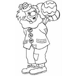 Coloring page: Clown (Characters) #90925 - Free Printable Coloring Pages